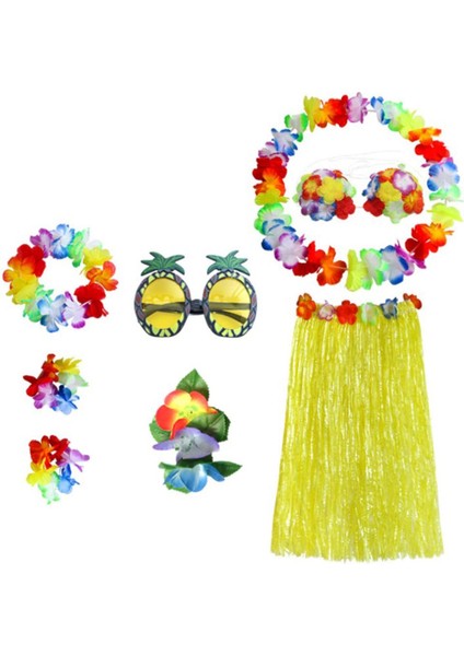 8'i 1 Çim Kolye Luau Parti Kostüm Sarı 60CM (Yurt Dışından) fırsatları