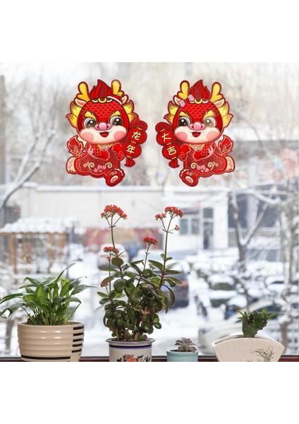 Kutlama A Için 2 Yıl Kapı Çıkartmaları Dekoratif (Yurt Dışından) fiyatları