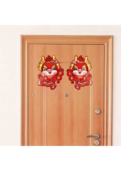 Kutlama A Için 2 Yıl Kapı Çıkartmaları Dekoratif (Yurt Dışından) indirimleri