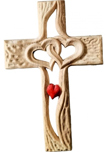 Mezuniyet Düğünü Için Oyma Ahşap Çapraz Iç Iç Içe Süsleri Büyük Kırmızı (Yurt Dışından) fırsatları