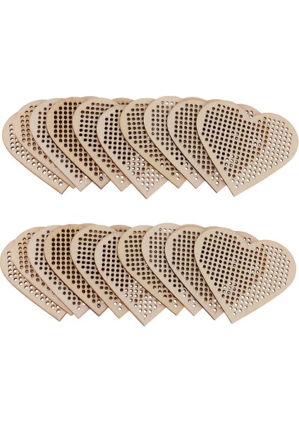 20X Ahşap Kolye Doğal Dıy Çapraz Ş Dekorasyon Zanaat 70X75MM (Yurt Dışından) fiyatları