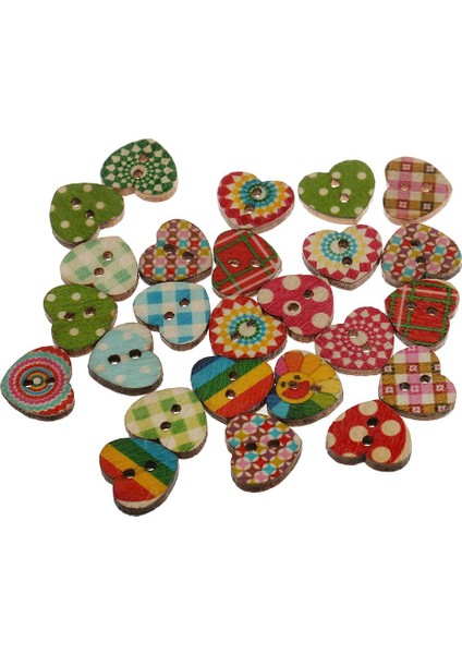 Dıy Craft Için 100 Ş Şekilli Ahşap Düğ (Yurt Dışından) indirimleri