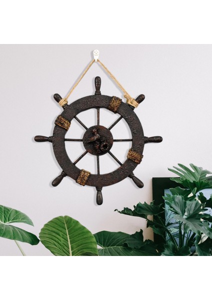 Kapı Fotoğrafçılığı Için Retro Denizci Direksiyon Duvarı Dekor 28CM (Yurt Dışından) indirimleri