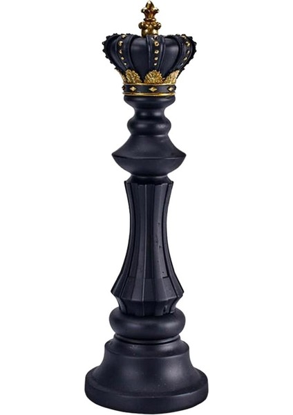 Reçine Satranç Heykeli Süs Heykelcik Mobilyalar Ev I 13X13X40.5 cm (Yurt Dışından)