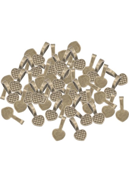 50 Adet Kefaletler Üzerinde Tutkal 19X9.5MM Düz Ped Kefaletler Dıy Zanaat Kolye Kolye (Yurt Dışından)