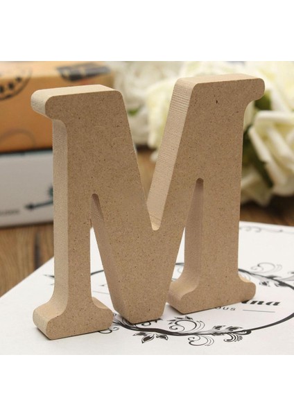 Ahşap , Harfler, Sayı Panoları, Askıları, Dekoratif M (Yurt Dışından) fırsatları