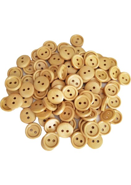 100 Vintage 2 Ahşap Düğ Ş Scrapbooking 15MM (Yurt Dışından)