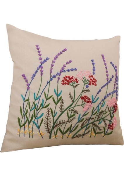 Nakış Marşı Dıy El Yapımı Çapraz Dikiş Nakış Dekor Lavanta (Yurt Dışından)