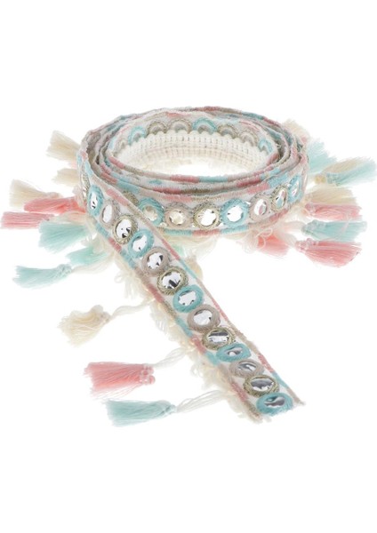 Nakış Ş Jakarlı Kurdele Püskül 2cm Geniş (Yurt Dışından)