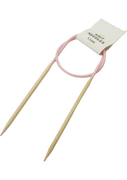 Yuvarlak Yuvarlak Örgü Bambu Aksesuarları, Ahşap, 5,5 mm (Yurt Dışından) indirimleri