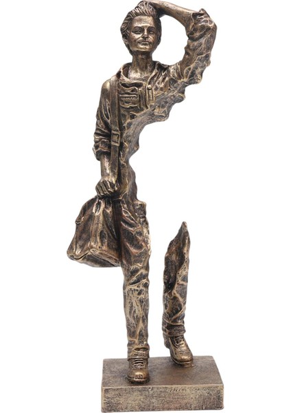 Yaratıcı Figür Heykeli Çalışma Odası Giriş Yolu Yatak Odası Altın Için Modern Sanat Dekorasyonu (Yurt Dışından)