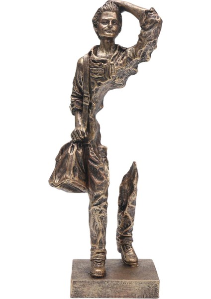 Yaratıcı Figür Heykeli Çalışma Odası Giriş Yolu Yatak Odası Altın Için Modern Sanat Dekorasyonu (Yurt Dışından) fiyatları