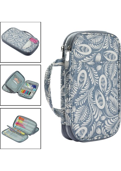 Tığ I I Örgü Çantası Için Öılıfı , Ev Gri Yapraklar (Yurt Dışından) modelleri