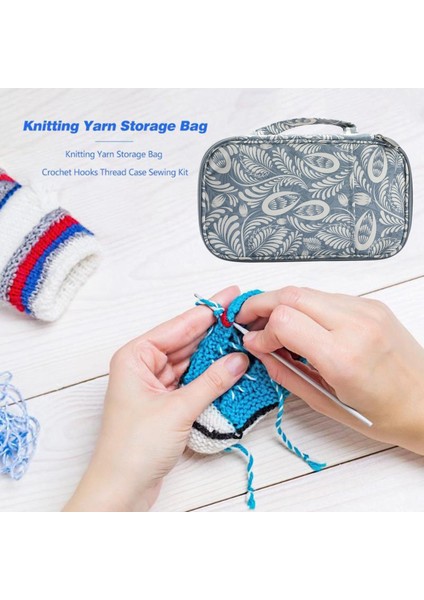 Tığ I I Örgü Çantası Için Öılıfı , Ev Gri Yapraklar (Yurt Dışından) indirimleri