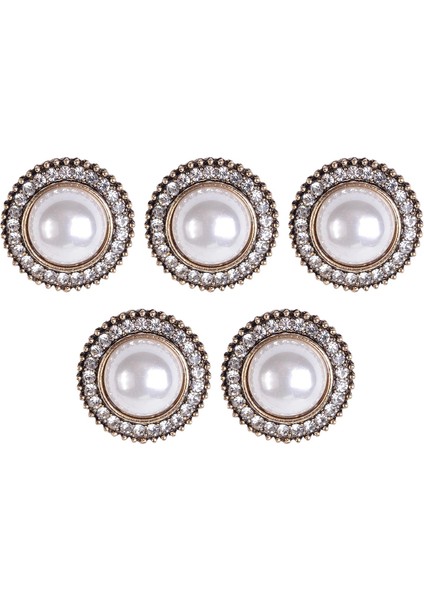 Dıy El Sanatları Süs B Için 5 Rhinestone Düğ Bezemeler Flatback (Yurt Dışından)