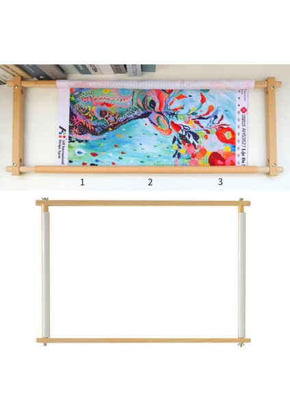 Nakış Çerçeve Goblen Kaydırma Çerçeve Çapraz Dikiş Dıy Dikiş Aracı 39X48 cm (Yurt Dışından) indirimleri