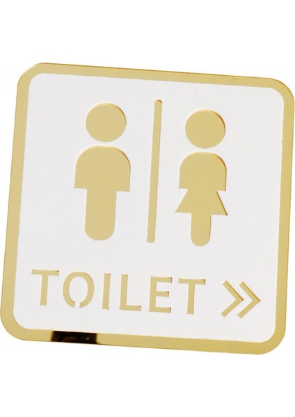 Akrilik Tuvalet Plaketi Iş B Için (Yurt Dışından)
