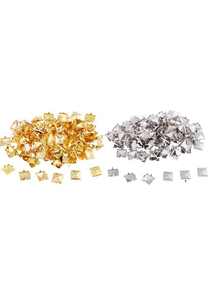100X Kare Metal Perçinler Dıy Takı Perçinler Piramitler, Ş (Yurt Dışından) modelleri