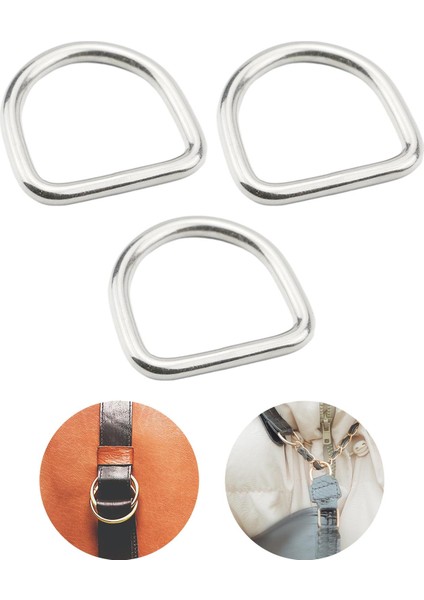 3 D Yüzükler Dıy Ş El Sanatları Için Dayanıklı Paslanmaz Çelik Döngü 5.5 cm x 5 cm (Yurt Dışından) fiyatları