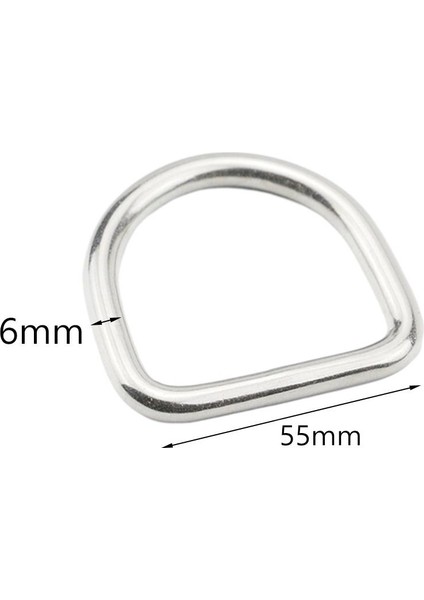 3 D Yüzükler Dıy Ş El Sanatları Için Dayanıklı Paslanmaz Çelik Döngü 5.5 cm x 5 cm (Yurt Dışından) fırsatları