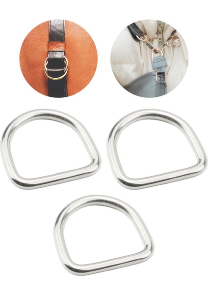 3 D Yüzükler Dıy Ş El Sanatları Için Dayanıklı Paslanmaz Çelik Döngü 5.5 cm x 5 cm (Yurt Dışından) indirimleri