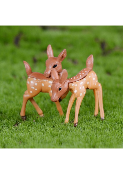 Zanaat Geyik Heykeli Dekorasyon Peyzaj Aksesuarları (Yurt Dışından) fırsatları