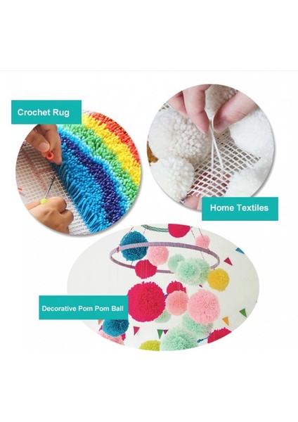 10 Paket Mandal Kanca Ipliği Için Mandal Kanca El Sanatları, Tığ Işi Halı, Diy El Sanatları, Ev 0139 (Yurt Dışından) indirimleri