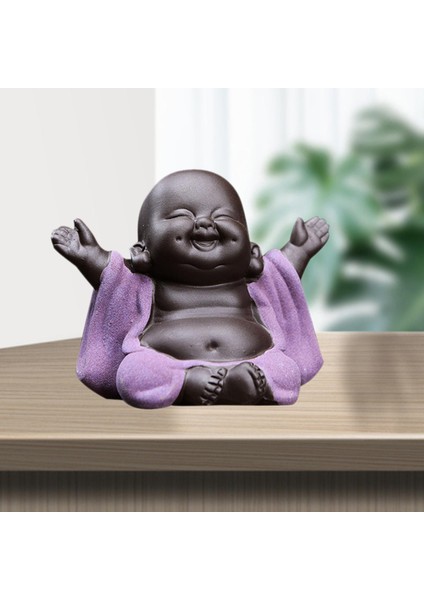 Seramik Küçük Çin Buda Heykeli Heykelcik F (Yurt Dışından)