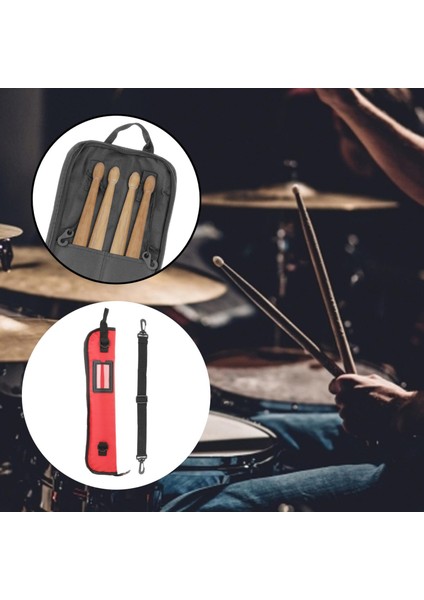 Oxford Ş Davul Kılıfı Omuz Askısı 4/12 Çift Çubuk Kırmızı Kırmızı 8 Çubuk (Yurt Dışından) indirimleri