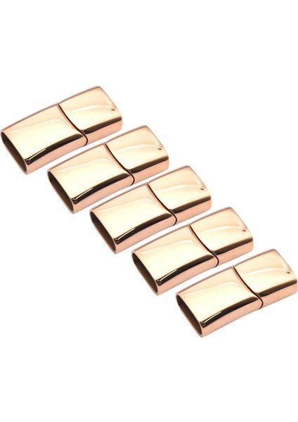 5 Paslanmaz Çelik Klipsli Bileklik Kapatma Gold1 (Yurt Dışından)