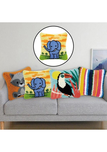 Dıy Kitleri Halı Halı Ik Ik Örtüsü Tığ Işi El Sanatları, Boş Fil (Yurt Dışından) indirimleri