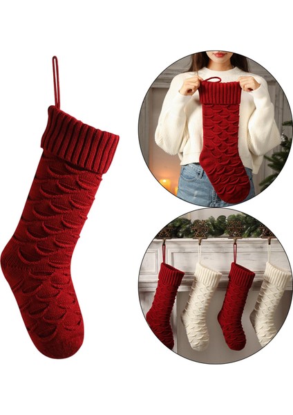 Noel Çorapları Şak Ilı Süs Dekorasyonu (Yurt Dışından) fırsatları
