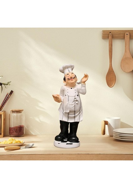 Mutfak Dekoratif Şef Figürü Ev Dekorasyon Mutfak Tezgahı 10X10X32 cm (Yurt Dışından) indirimleri