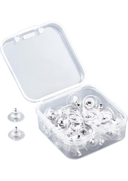 Takı Aksesuarları Için Pad Stoppers ile 60 Metal Küpe Sırtları (Yurt Dışından) fırsatları