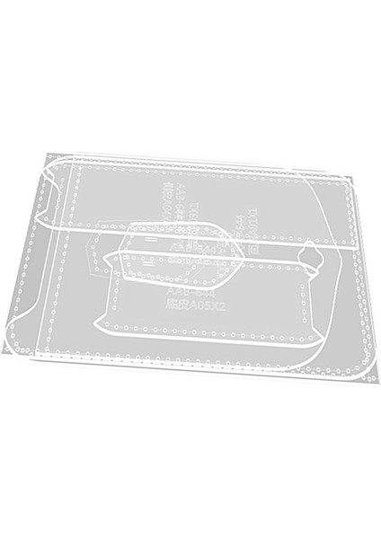 7x Akrilik Şeffaf Şablon Dıy Deri El Sanatları Deri El Sanatları Desen Stencil (Yurt Dışından) indirimleri