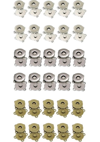 30 Çok Amaçlı Metal Snap Düğmesi Dıy Cüzdan Çanta El Sanatları (Yurt Dışından) fırsatları