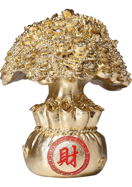 Para Ağı Heykelciği Icı Heykeli Masaüstü Süsü (Yurt Dışından)