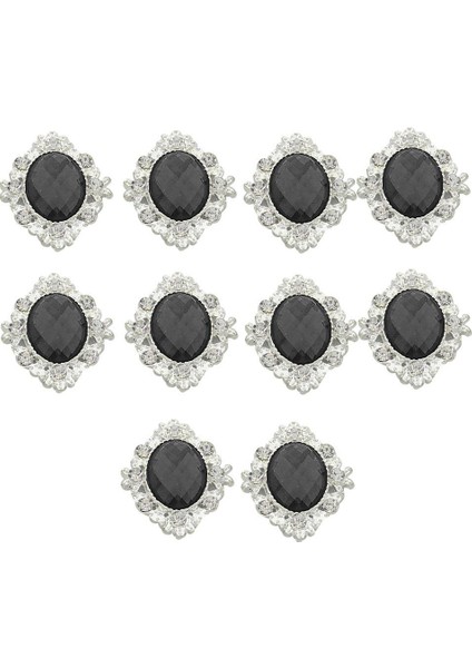 10 Flatback Kristal Taşlar Rhinestones Giyim Dekorasyon Dıy (Yurt Dışından)