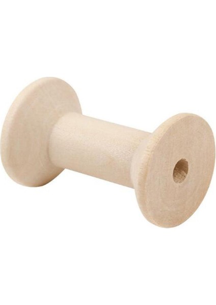 20X Ahşap Bobin Iplik Makaraları Boş Dikiş Ipliği Ipi Dıy Depolama Tutucu 48X31MM (Yurt Dışından)