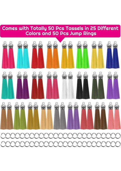 50 Ik Püsküller Kolye Cep Telefonu Sapanlar Zanaat 50 (Yurt Dışından) modelleri