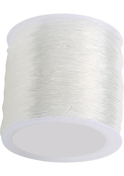 Dıy Kolyeleri Için Elastik Şeffaf Kristal Ipliklerin Rulosu, 0.7 mm (Yurt Dışından)