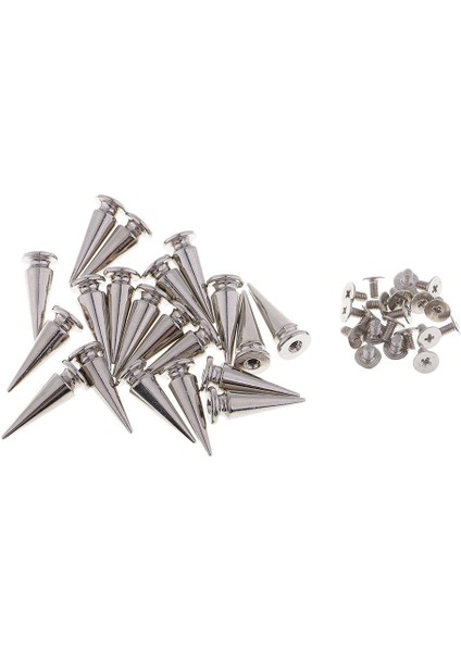 Prettyia 20 Metal Çanta Çıtçıt Punk Sivri Noktalar Perçin Leathercraft 7X19MM (Yurt Dışından) fiyatları