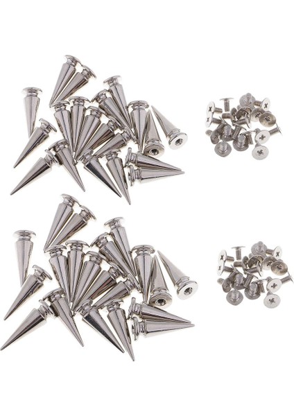 Prettyia 20 Metal Çanta Çıtçıt Punk Sivri Noktalar Perçin Leathercraft 7X19MM (Yurt Dışından) indirimleri