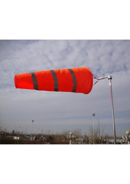 Havaalanı Rüzgar Çorabı Rüzgar Çanları Açık Havada Çiftlik Için Asılı Ölçüm Çorap Çantası 150CM Turuncu (Yurt Dışından) modelleri