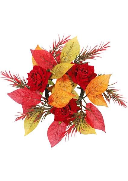 Mum Çelengi Parti Centerpieces Paskalya Için Mumluk (Yurt Dışından) indirimleri