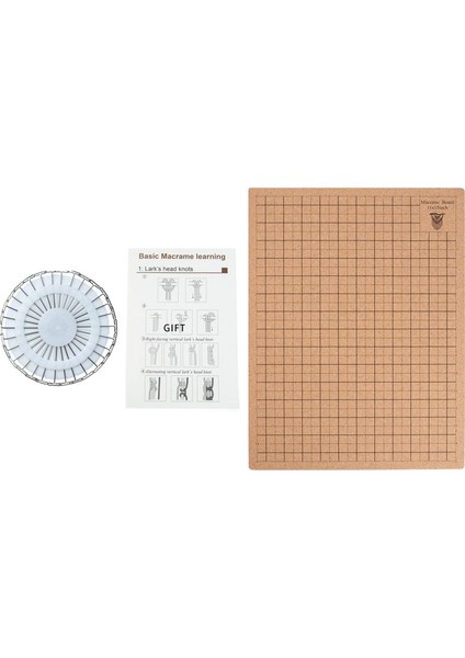 30 Makrome ve Pimleri Engelleme Dayanıklı Makrome Panosu 28X38 cm (Yurt Dışından)