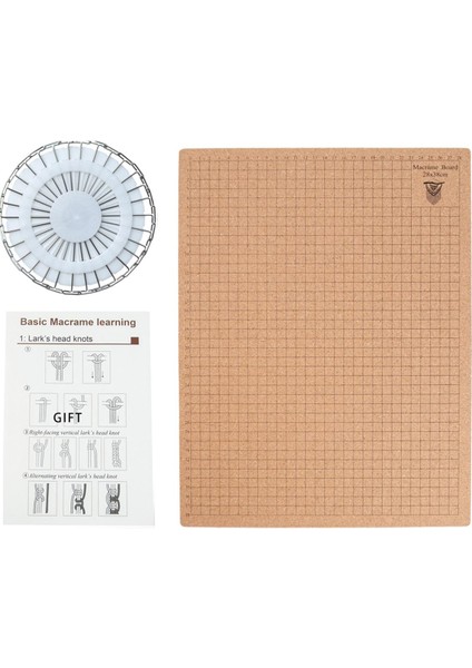 30 Makrome ve Pimleri Engelleme Dayanıklı Makrome Panosu 28X38 cm (Yurt Dışından) fiyatları