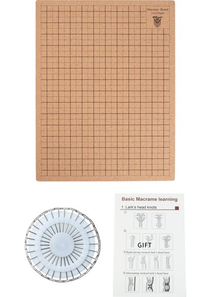 30 Makrome ve Pimleri Engelleme Dayanıklı Makrome Panosu 28X38 cm (Yurt Dışından) fırsatları