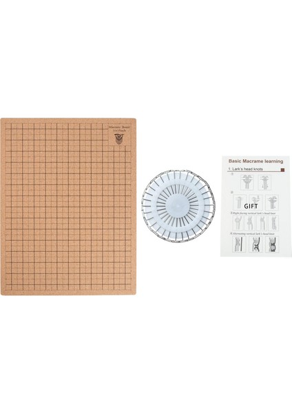 30 Makrome ve Pimleri Engelleme Dayanıklı Makrome Panosu 28X38 cm (Yurt Dışından) indirimleri