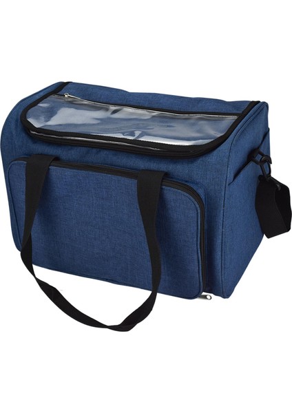 Tığ Örgü Çantası Düzenleyici Seyahat Tığ Iğneleri Bitmemiş Projeler Mavi (Yurt Dışından) fiyatları